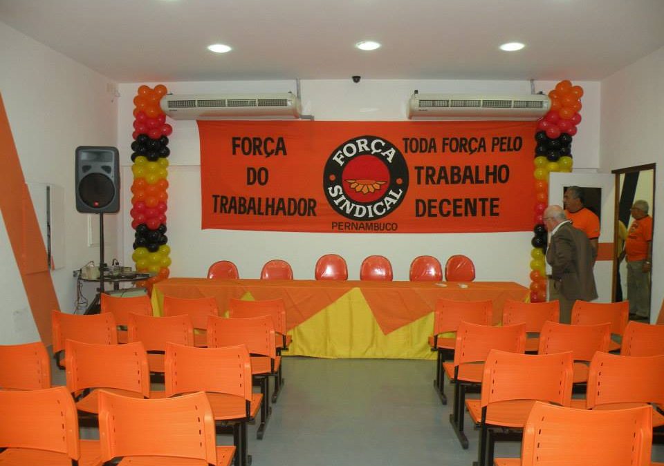 Inauguração do prédio da Força Sindical